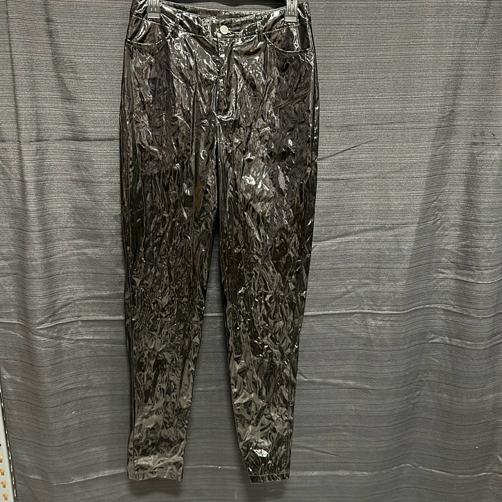Pretty Little‎ Thing black viscose/polyurethane pants Size 6 / Box 17-23
